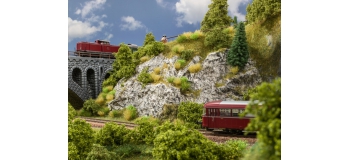 Modélisme ferroviaire : NOCH NO 60301 - Feuille de rocher à froisser “Großglockner”, 45 x 25,5 cm	